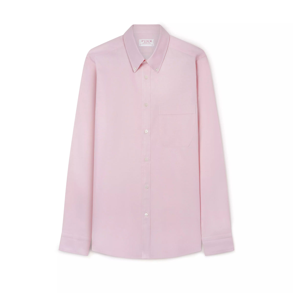 Pale Pink Slim Fit Smart Casual Button Down Weekend Oxford Shirt