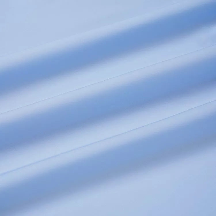 Pale Blue Classic Fit Double Cuff Poplin Formal Shirt