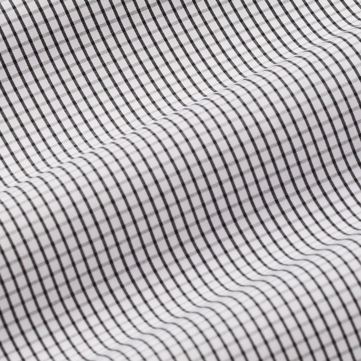 Black & White Tailored Fit Mini Graph Check Formal Shirt