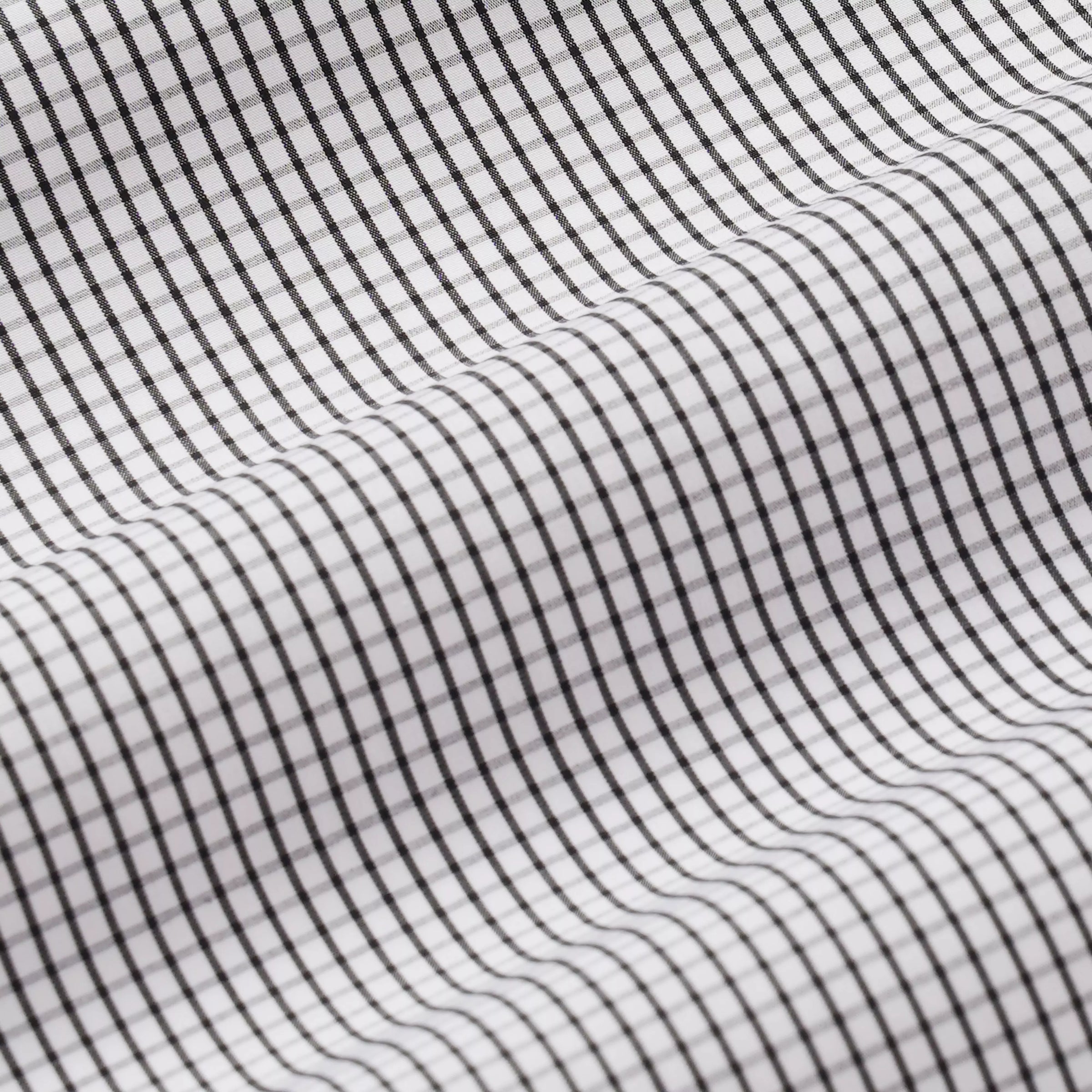 Black & White Tailored Fit Mini Graph Check Formal Shirt